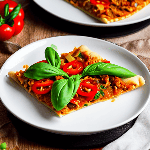 Keto Dan Dan Noodle Pizza