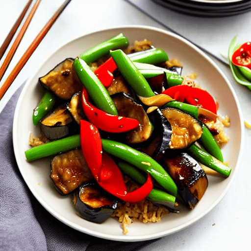 Miso Eggplant Stir-fry