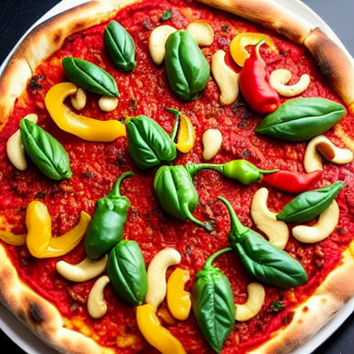 Pizza de Pimenta Biquinho