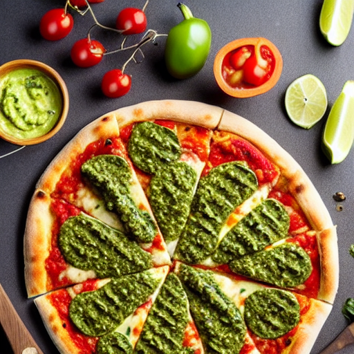Pizza de Pesto Andaluz