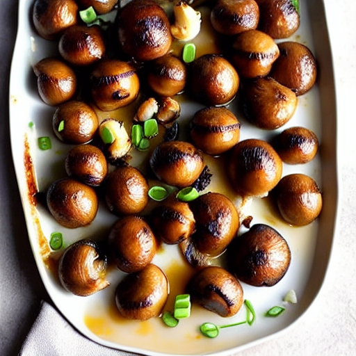 Roasted Garlic Mushrooms
