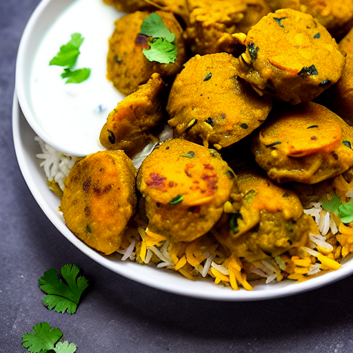 Kadhi Pakora Rice