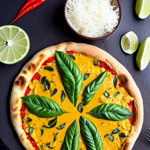 Coconut Curry Pizza