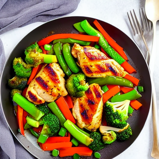 Keto Chicken and Vegetable Stir-Fry
