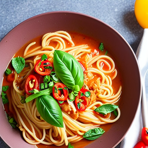 Tom Yum Spaghetti