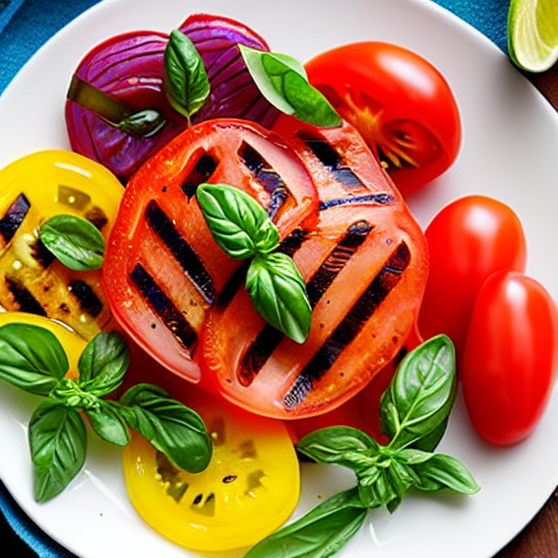 Grilled Tomato Salad