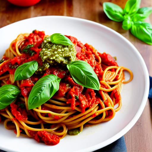 Pasta alla Pesto Rosso
