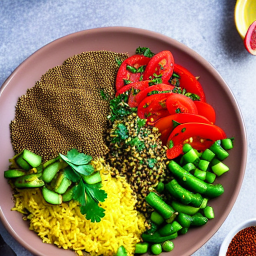 Zaatar Rice Bowl