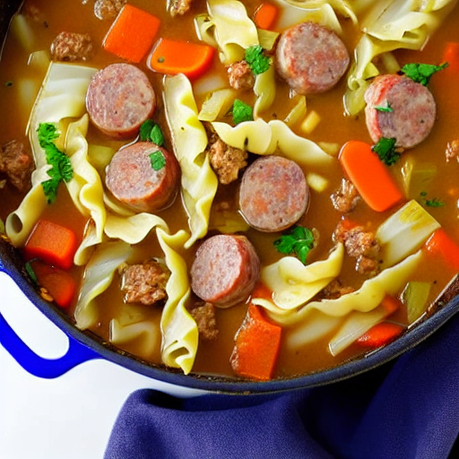 Cabbage and Sausage Stew