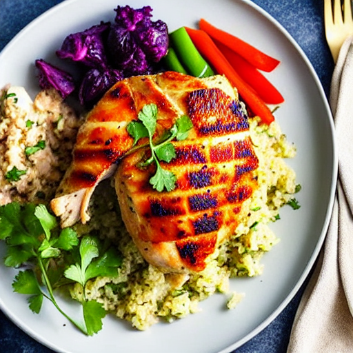 Keto Chicken and Cauliflower Rice