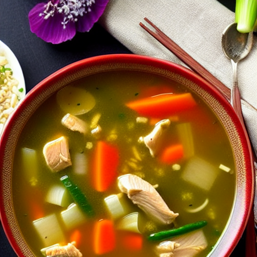 Vegetable and Chicken Soup