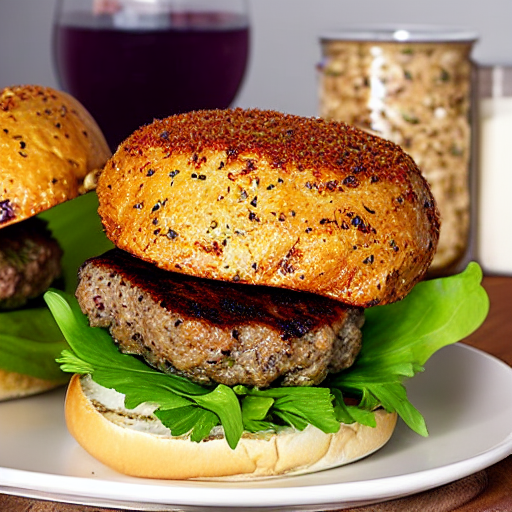 Fennel and Walnut Burger