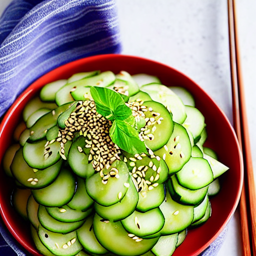 Cucumber Salad with Sesame