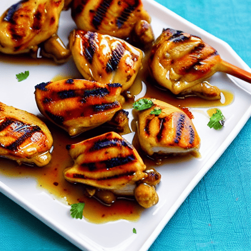 Grilled Quail with Honey