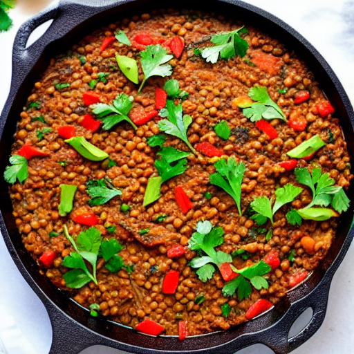 Keto Lentil Bake