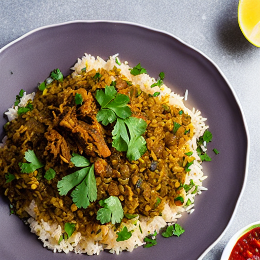 Riz Bil Adas W Kharouf