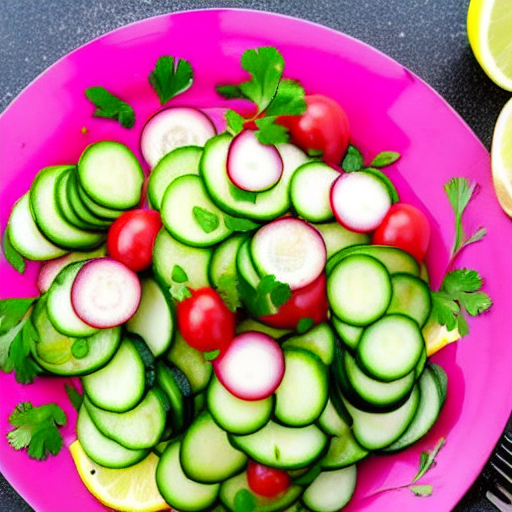 Radish and Cucumber Salad
