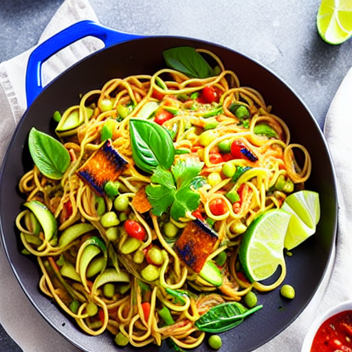 Fideos con Calabacín