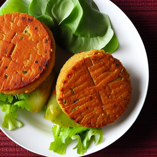 Lotus Root Burger