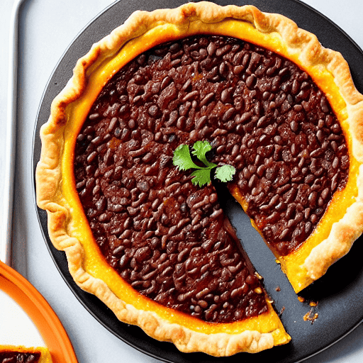 Pumpkin and Black Bean Pie