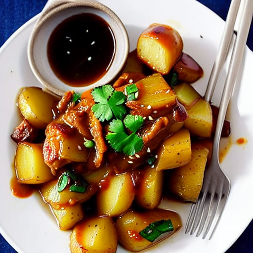 Korean Braised Potatoes