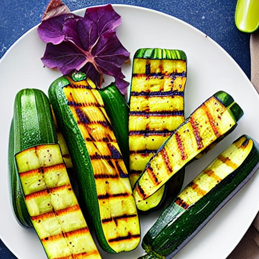 Herbed Grilled Zucchini