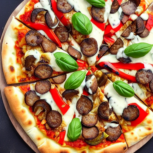 Philly Vegan Cheesesteak Pizza