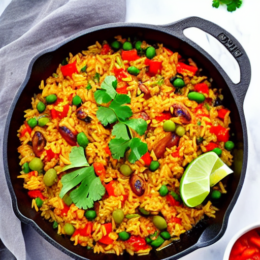 Arroz con Pollo Vegano