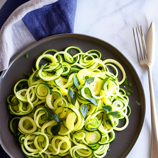 Lemon Garlic Zoodles