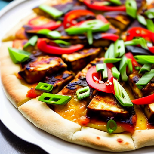Teriyaki Tofu Pizza