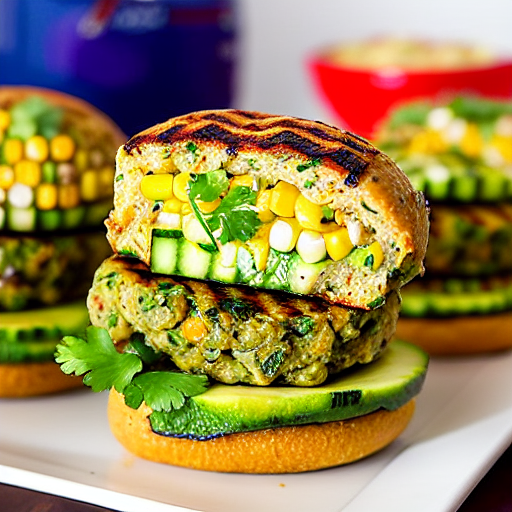 Zucchini and Corn Burger