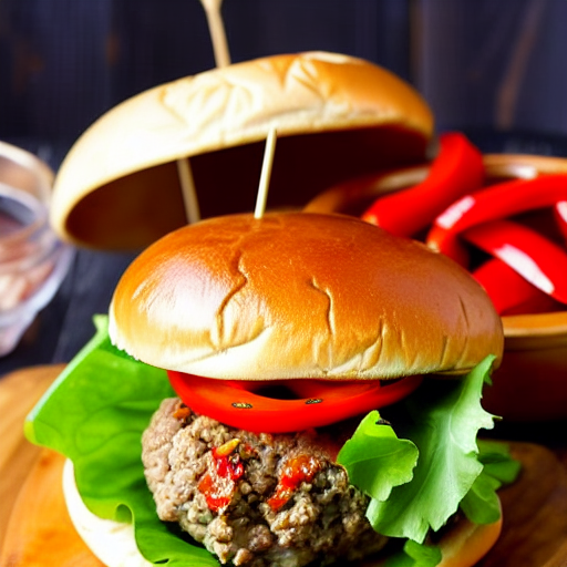Biberli Köfte Burger