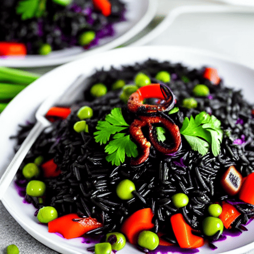 Arroz Negro Vegetal