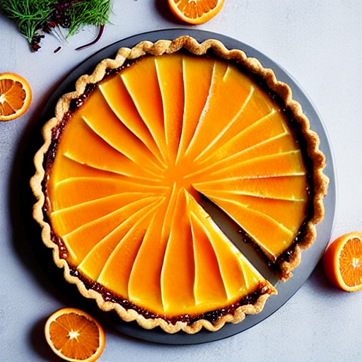 Fennel and Orange Tart