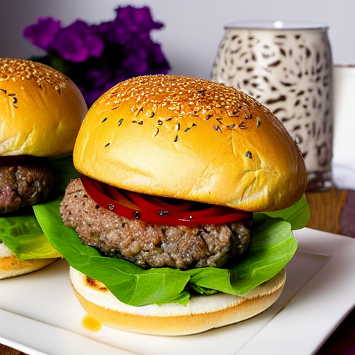 Hamburguesa de Jicama