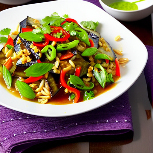 Korean Eggplant Salad