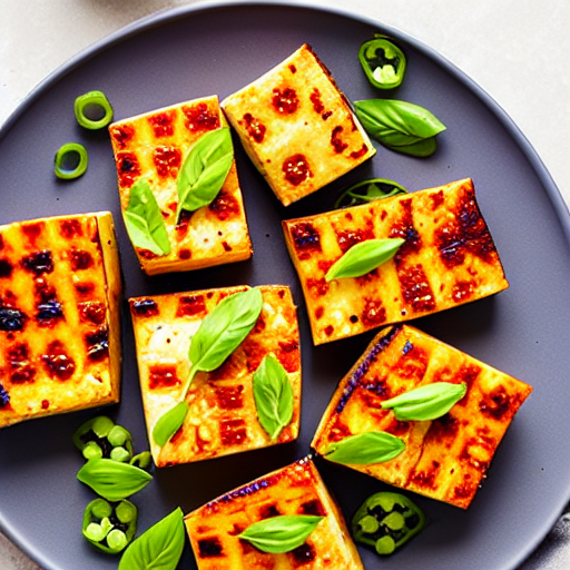 Cheesy Baked Tofu