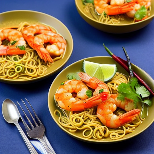 Keto Prawn Masala Noodles