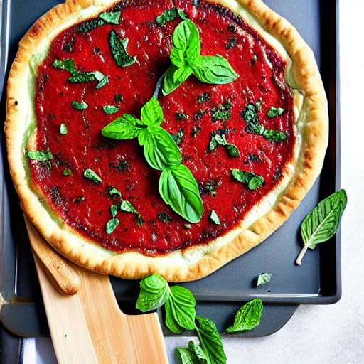 Eggplant and Mint Pie