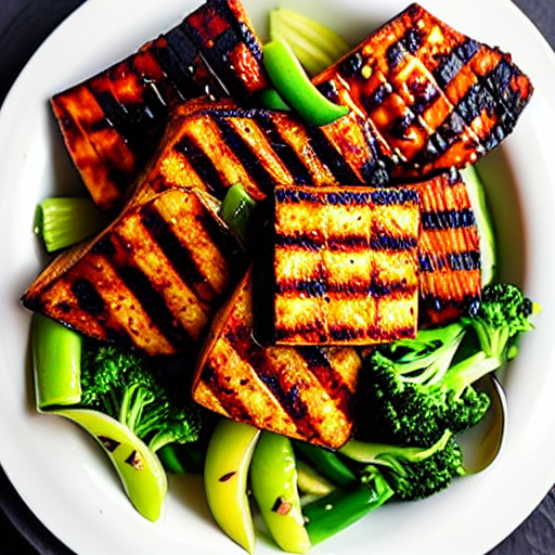 Spicy Grilled Tofu