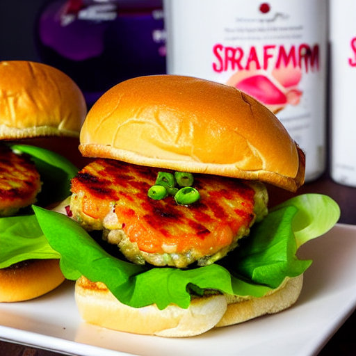 Sakura Shrimp Burger