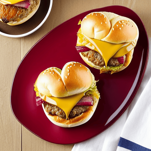 Alsatian Flammekueche Burger