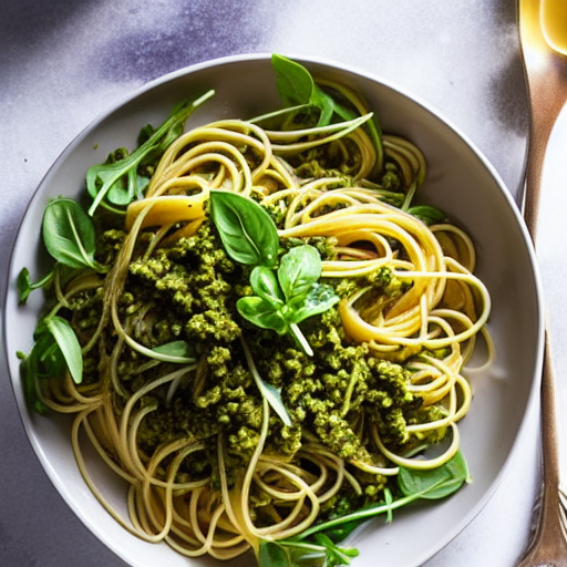 Pasta au Pesto de Roquette