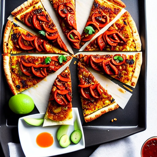 Korean BBQ Cauliflower Pizza