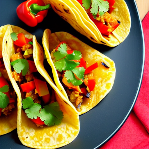Tacos de Pimiento Morron