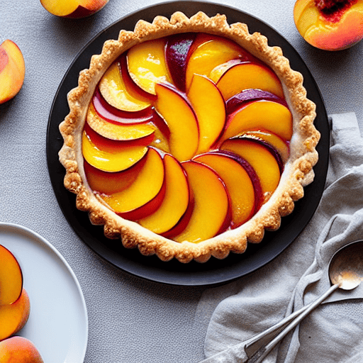 Peach and Almond Tart