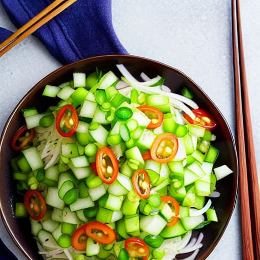 Korean Chayote Salad