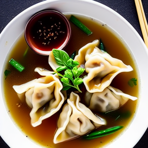 Pork Wontons in Broth