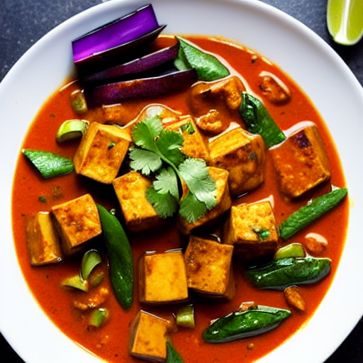 Eggplant and Tofu Curry