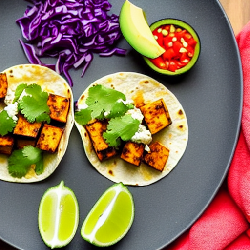 Spicy Tofu Tacos